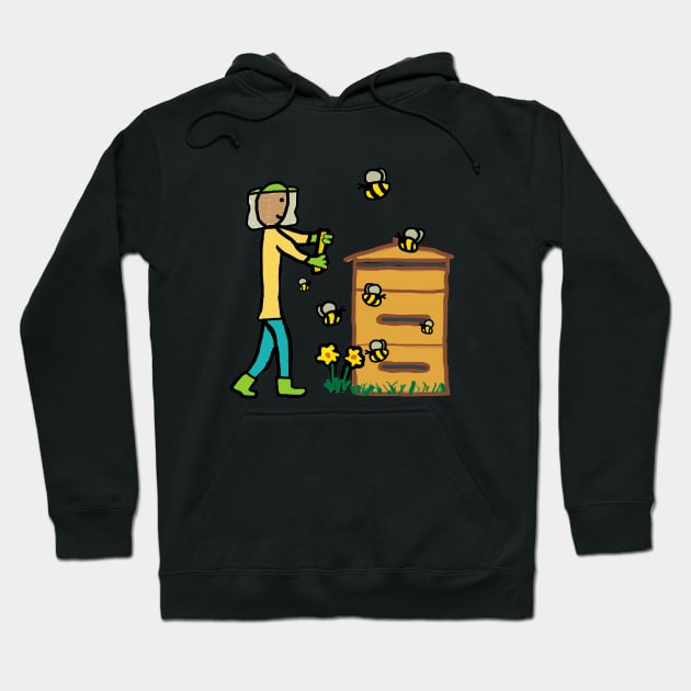 Beekeeping Hoodie by Mark Ewbie